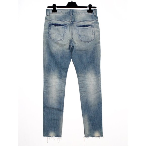 PacSun "Stacked Skinny" Distressed Frayed-Hem Jeans - Picture 2 of 16